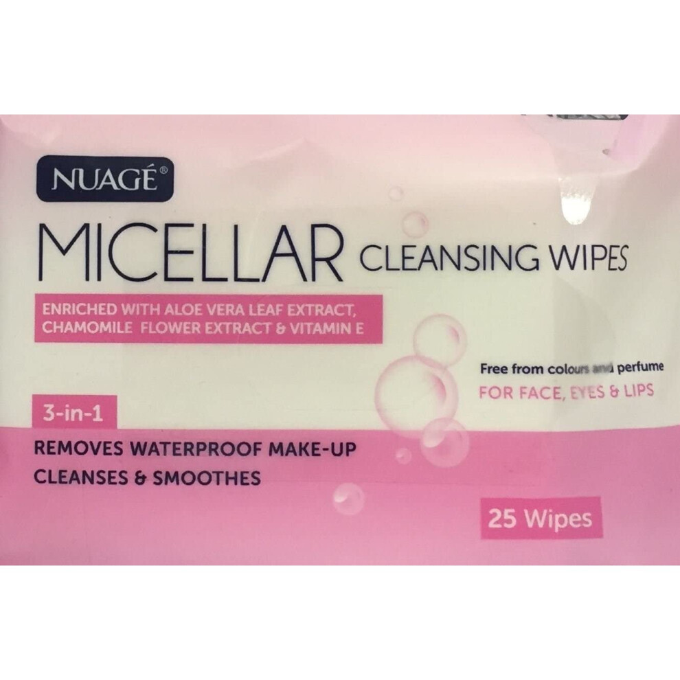 Nuage Micellar Cleansing Wipes Twin Pack