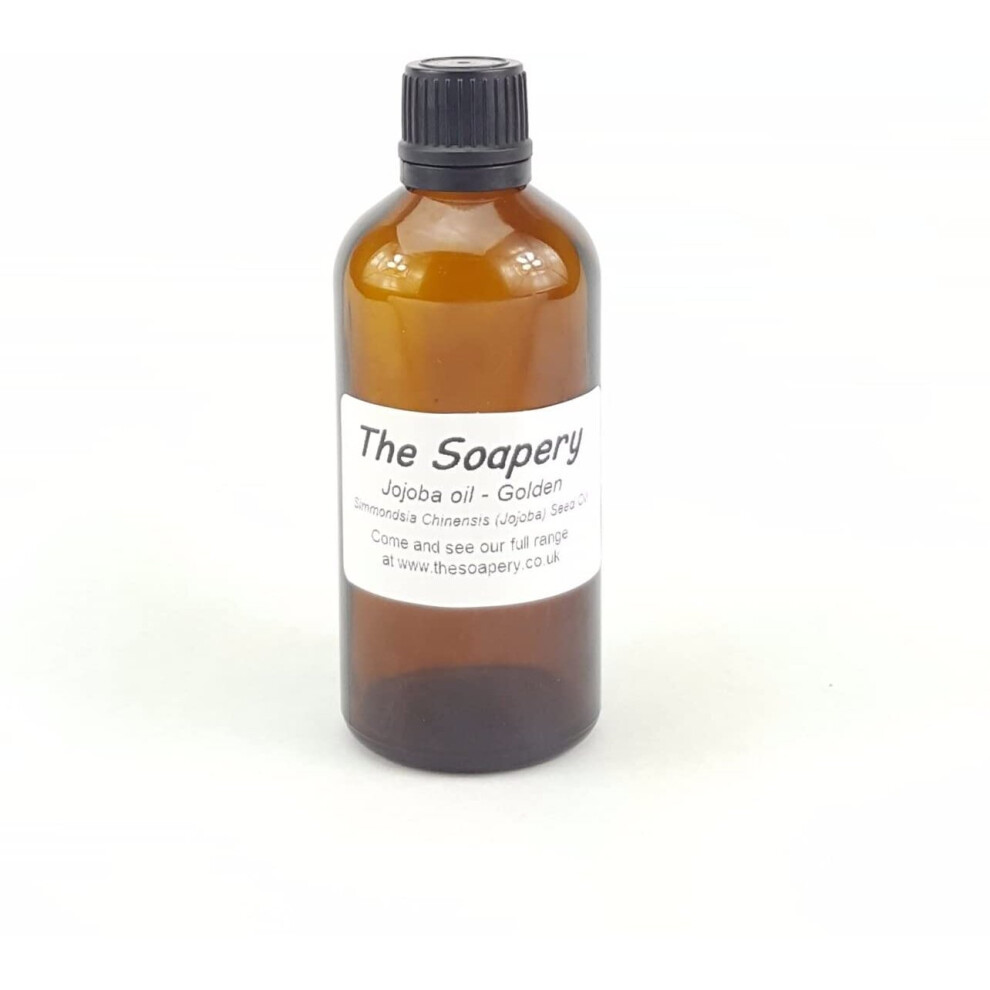 Thesoapery Golden Jojoba Oil 100Ml - 100% Pure, Unrefined And Natural