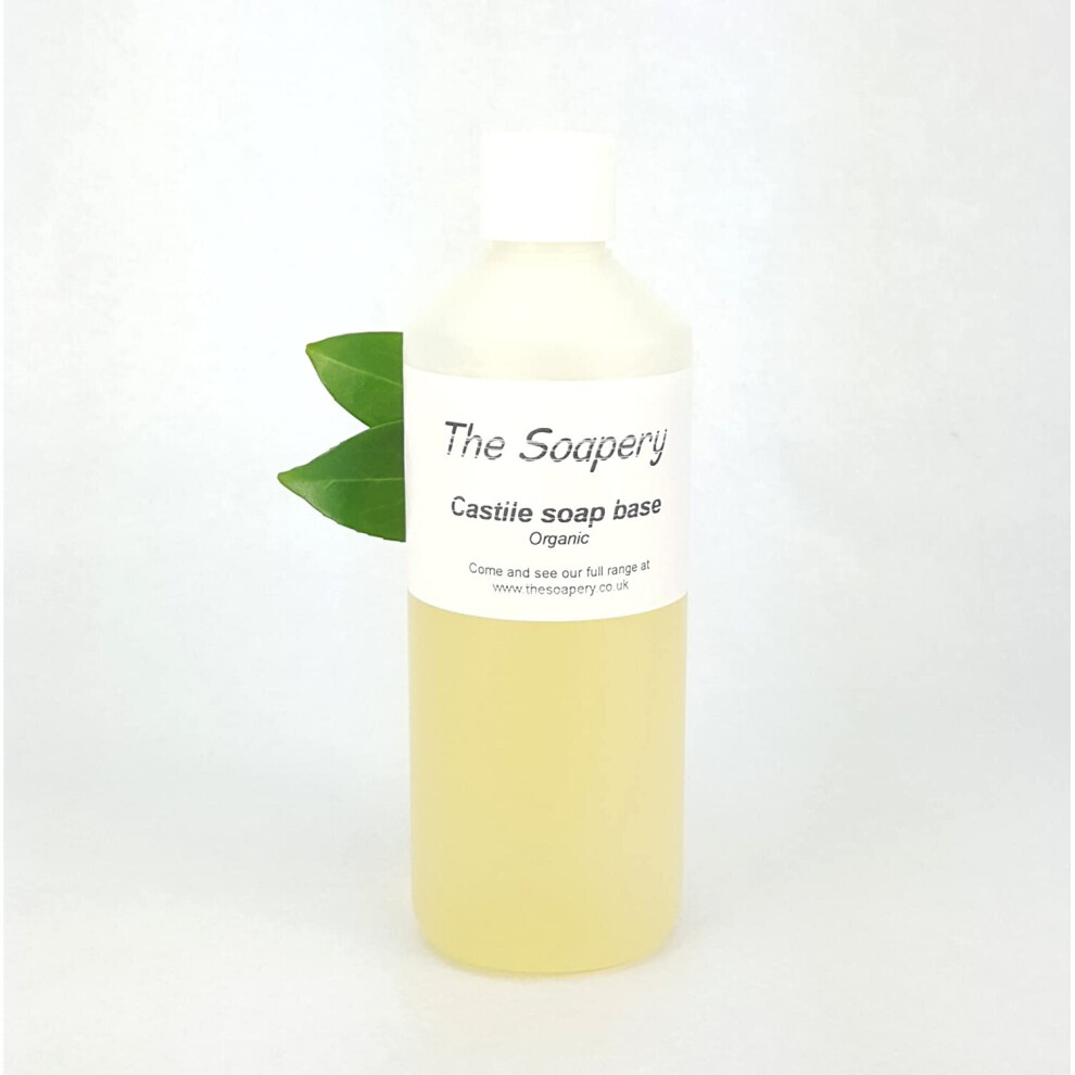 Thesoapery Castile Liquid Soap Base 500Ml - Organic Sls Sles Sulphate And Paraben Free