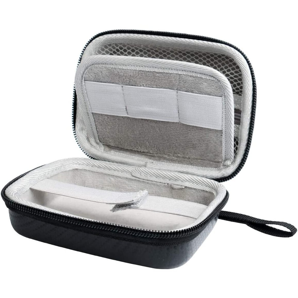 Jiusion Hard Travel Storage Carrying Case Include Carabiner and Strap for Carson MicroBrite Plus Pocket Microscope (MM-300 or MM-300MU) and MicroFlip-image-OPC-P8W2GQY-NEW