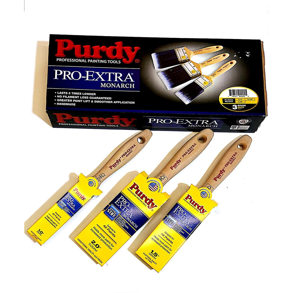 Purdy Pro-Extra Monarch Box Set 1X1" 1.5" & 2
