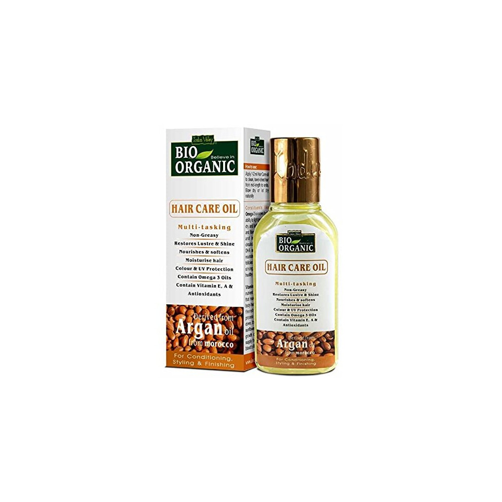 Indus Valley Argan Moroccan Hair Care Oil 60Ml Light