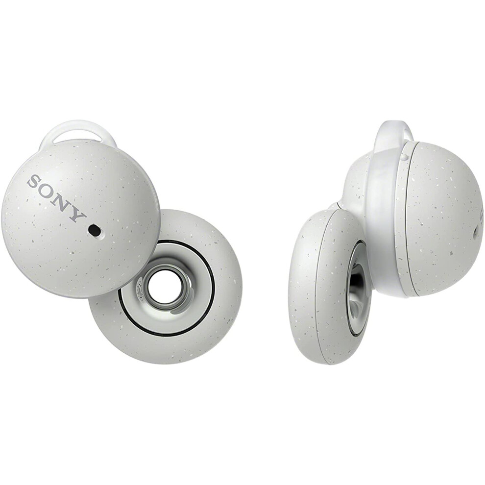 Sony White Linkbucks Wf-L900 - "True Wireless" Headphones, Up To 17.5 Hour Battery Life, Optimized For Alexa And The Google Assistant, Built-In Microphone