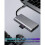 Dock ICY BOX USB-C con hub HDMI, USB 3.0, Power Delivery, LAN, Lettore di schede, Audio, VGA per MacBook e Computer 4