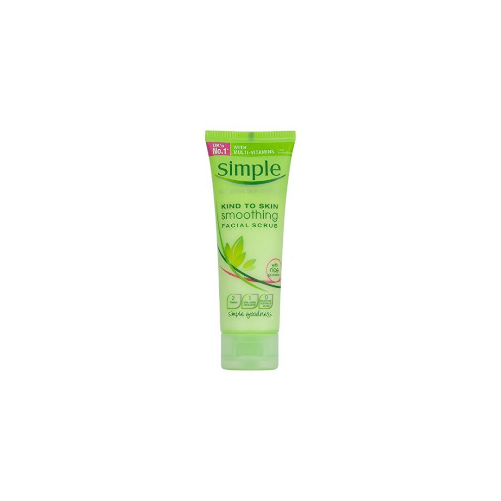 Simple Kind To Skin Soothing Face Scrub 75Ml