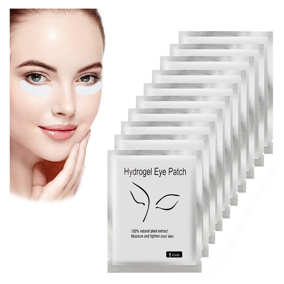 50 Pairs Under Eye Gel Pads Eyelash Extension Eye Gel Pads Lint Free Eye Patches Sticky Eye Pads for Eyelash Extensions Lash Lift