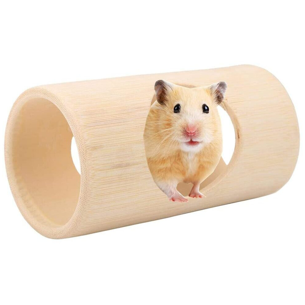 Hamster Tube Natural Bamboo Mouse Tunnel Tube Toy Small Pet Fun Tunnel Small Animals Activity Toy for Chinchillas Guinea Pig Squirrel Hamster Mice on OnBuy