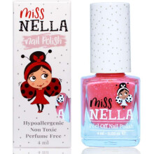 MISS NELLA MARSHMALLOW ÜBERLAST - Sicherer Glitzer-Nagellack für Kinder, ungiftige & geruchlose Formel