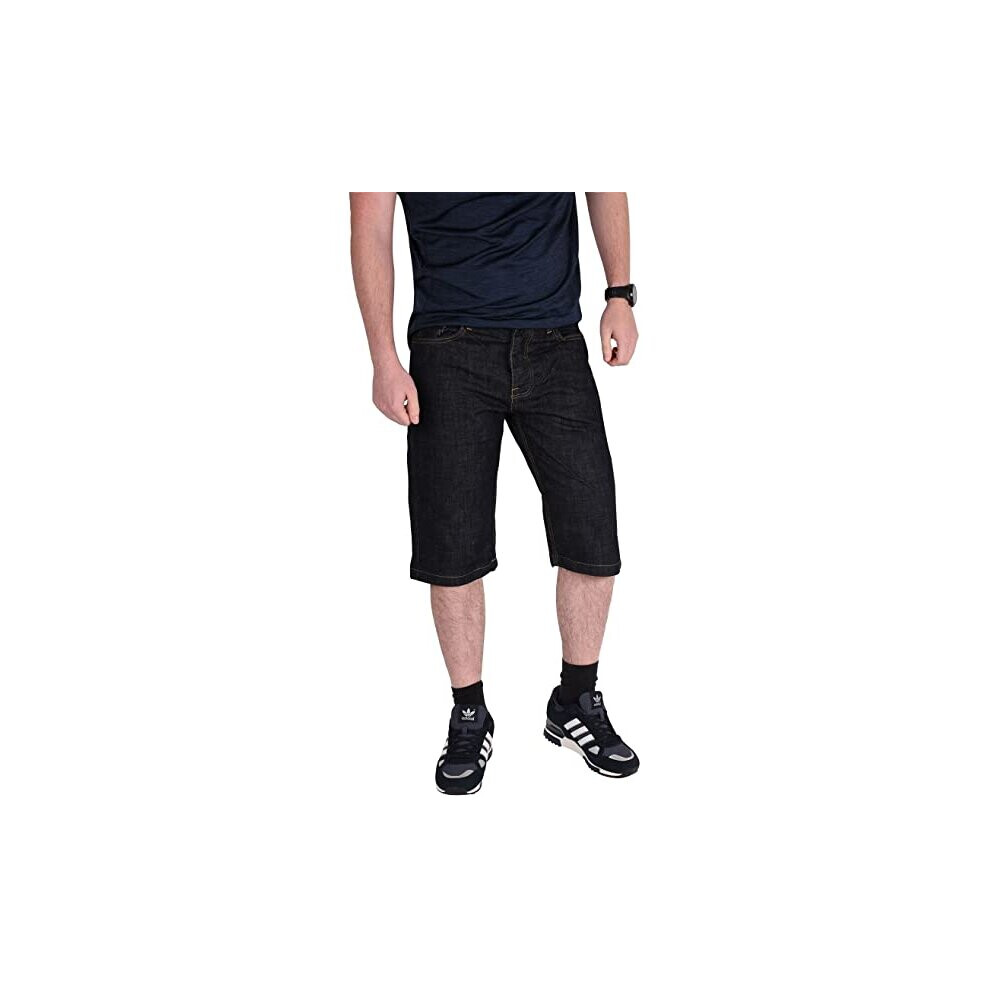 (34) Mens Denim Short Regular Fit 100% Cotton Half Pant