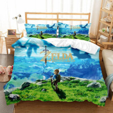 (Style 02, Double) Zelda Single Double King Duvet Cover Cartoon
