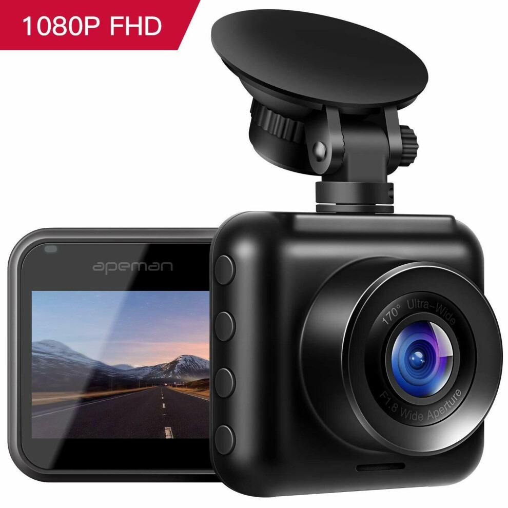 Mini In Car Dash Cam 1080P Fhd Car Dvr 170Â°Wide Angle Sensor Motion 786895669415