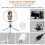 Ring Selfie LED Light 10 with Tripod Stand & Phone Holder Circle Light 7