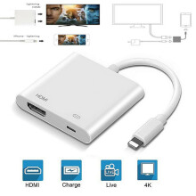 4K 1080P for iPhone to HDMI HD TV Projector Converter Adapter
