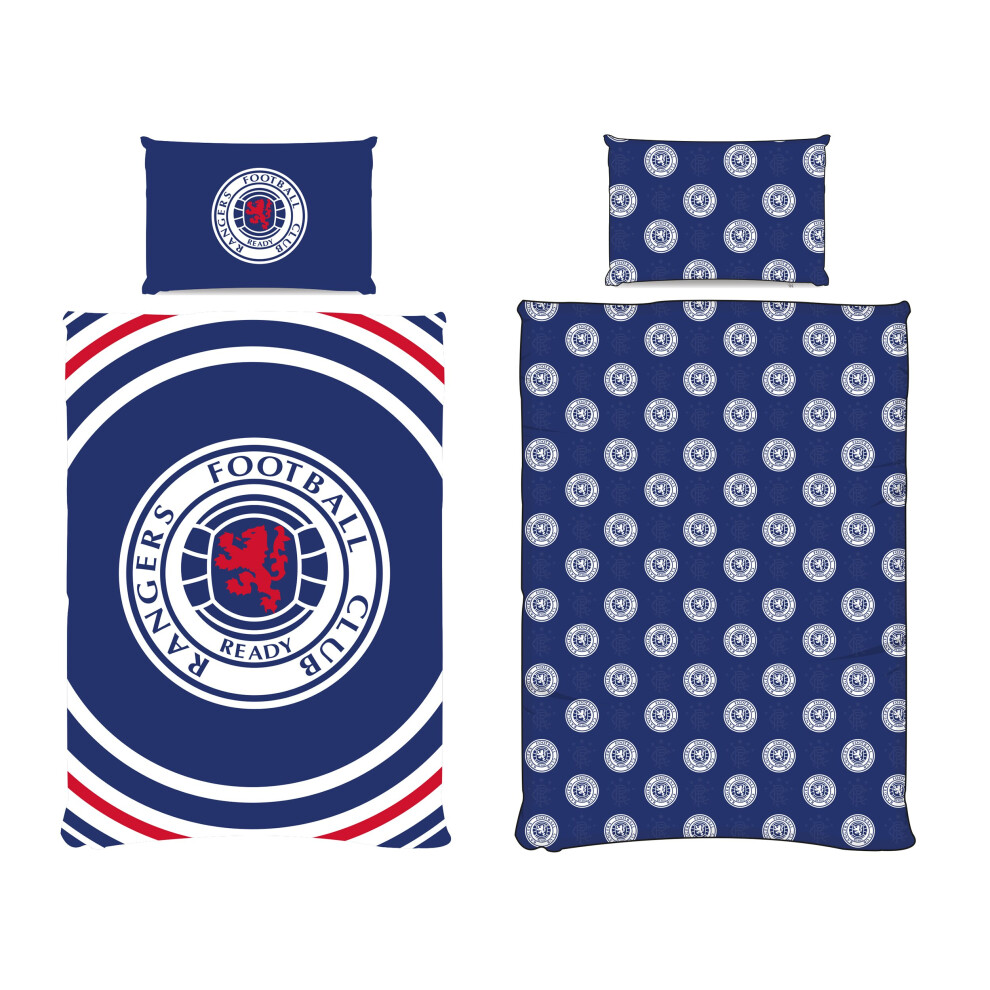 (Single) Rangers FC Pulse Reversible Duvet