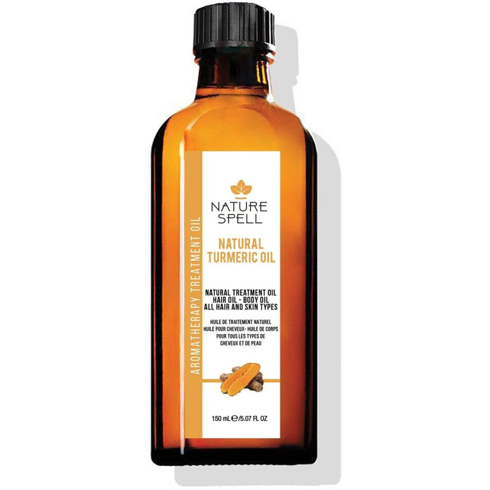 Nature Spell Turmeric Treatment Oil For Hair And Body, 150 Ml