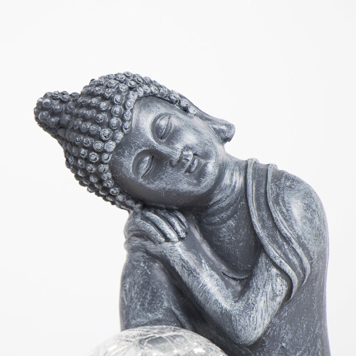 Firefly Buddha Statue Solar Light Automatically Turns On At Dusk 1