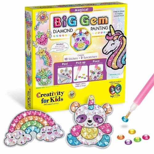 Creativity for Kid Big Gem Diamond Painting Kit - Create Your Own Gift