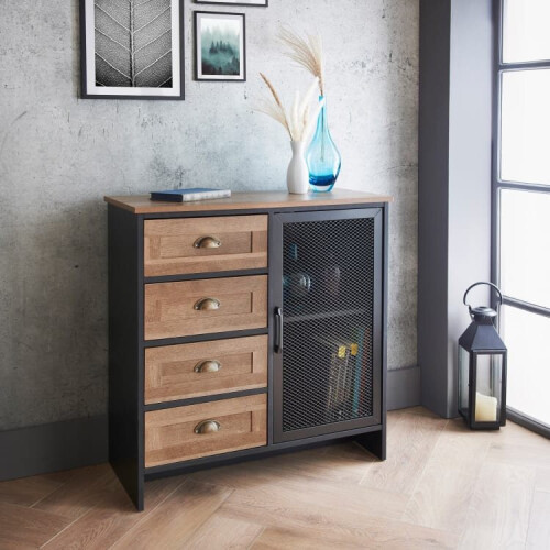 Coberg Sideboard Drawers With 4 drawers and 1 doors available to use