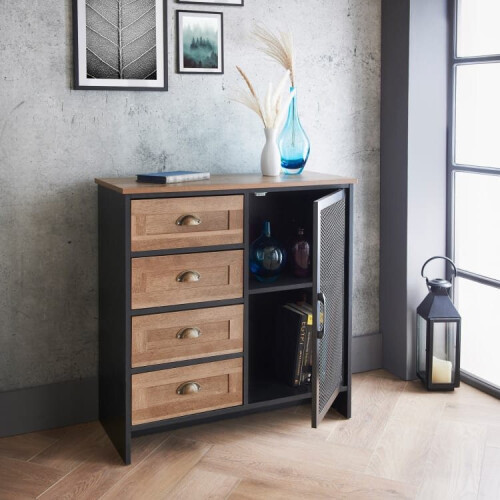 Coberg Sideboard Drawers With 4 drawers and 1 doors available to use 1