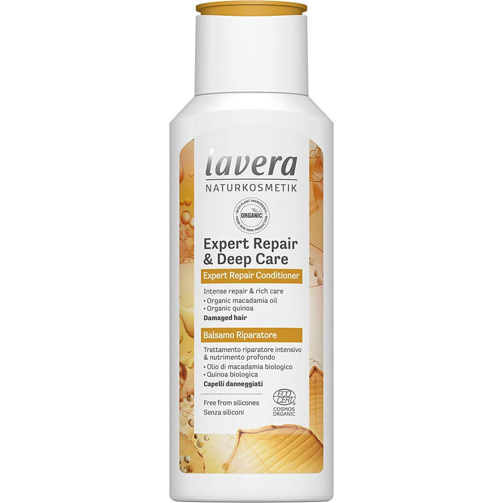 lavera Conditioner Expert Repair and Deep Care  Expert Repair Conditioner  Hair Care  Natural Cosmetics  Vegan  Certified  200ml