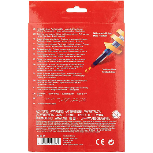 Faber-Castell Faber-Castell 24 Twistable Wax Crayons 1