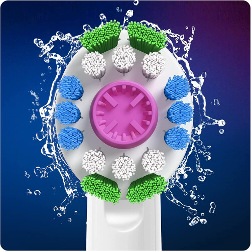 Oral-B 3D White Replacement Toothbrush Head with CleanMaximiser Technology, Pack of 8 Counts, Mailbox Sized Pack 2