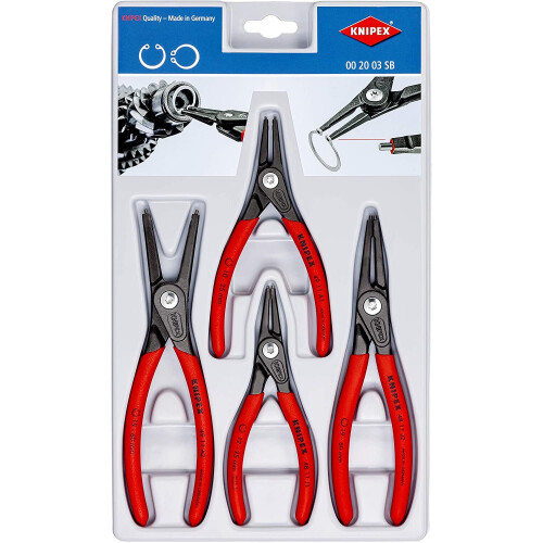 Knipex KNIPEX Precision Circlip Pliers Set 00 20 03 SB 2
