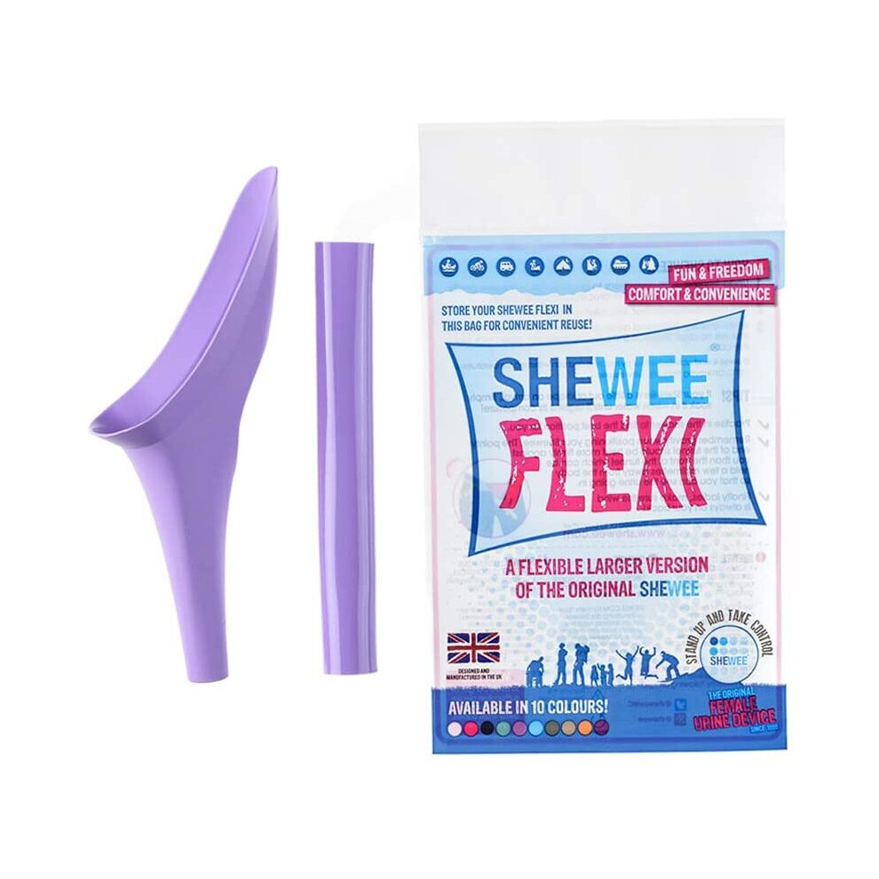 Shewee Flexi - Reusable Pee Funnel Â A Flexible, Larger Version Of The Original Female Urination Device Since 1999! Quickly, Easily And Discreetly,