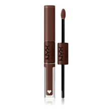NYX PROFESSIONAL MAKEUP Shine Loud pitk   kestoinen nestem   inen huulipuna kirkkaalla huulikiillolla - Never Basic (l   mmin viininpunainen)