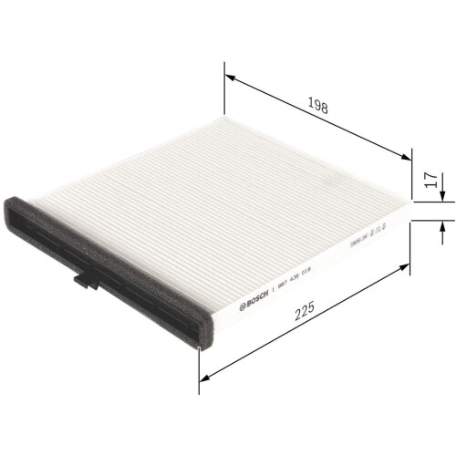 Bosch Bosch M5019 Cabin Filter Standard 1