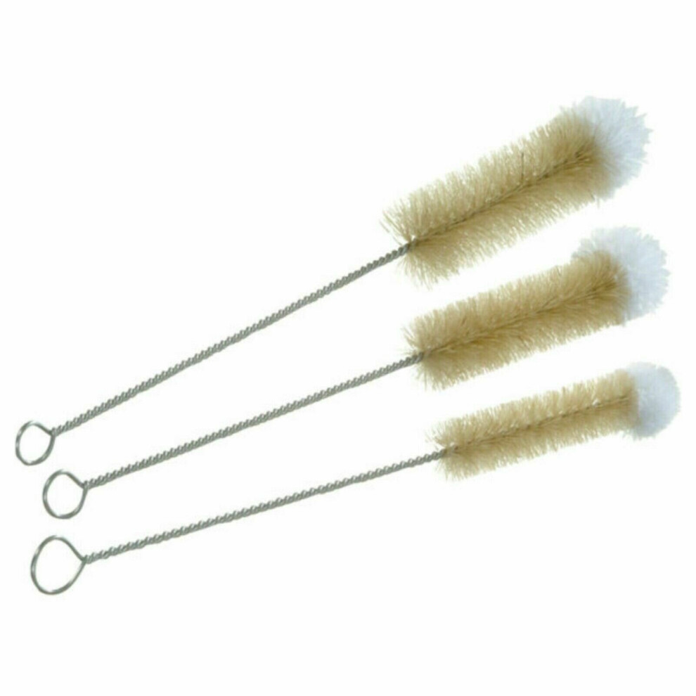 Soft Tip Flexible Brushes 3 Sizes Baby Bottle Sink Cleaning Microfibre