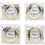 Ibanez PIACS6C Multipack Acoustic Guitar Strings - 6 string - light - 4 Set Pack 3