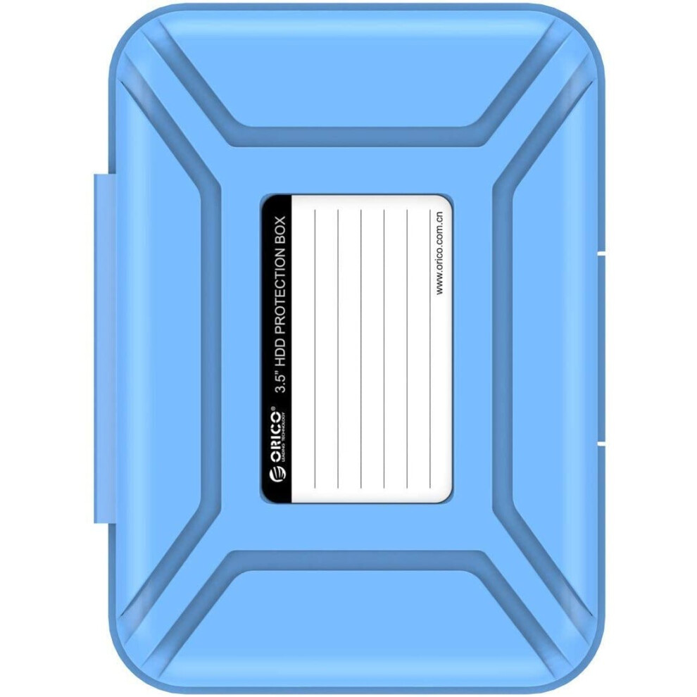 ORICO Hard Drive Protector Case 3.5 Inch HDD Protective Box/Storage Case for Western Digital WD Seagate Toshiba Samsung,Stackable and Sortable