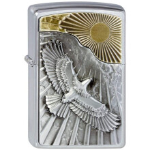 Zippo Lighter, Chrome, Normal