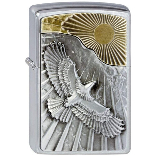 Zippo Zippo Lighter, Chrome, Normal
