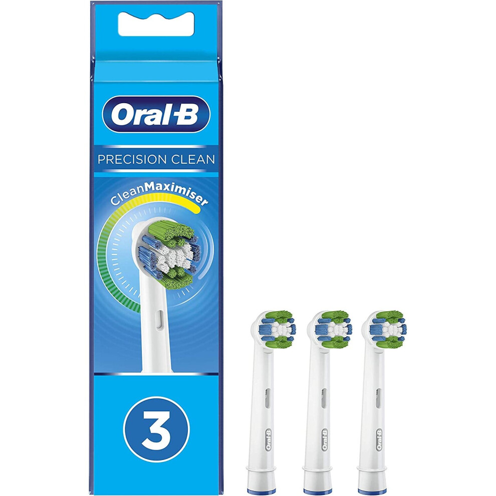 Procter & Gamble Oral-B Precision Clean Heads For Electric Toothbrush With Cleanmaximiser Technology, Pack Of 3