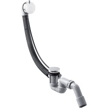 hansgrohe complete set for Flexaplus S waste and overflow set, standard bathtub, chrome