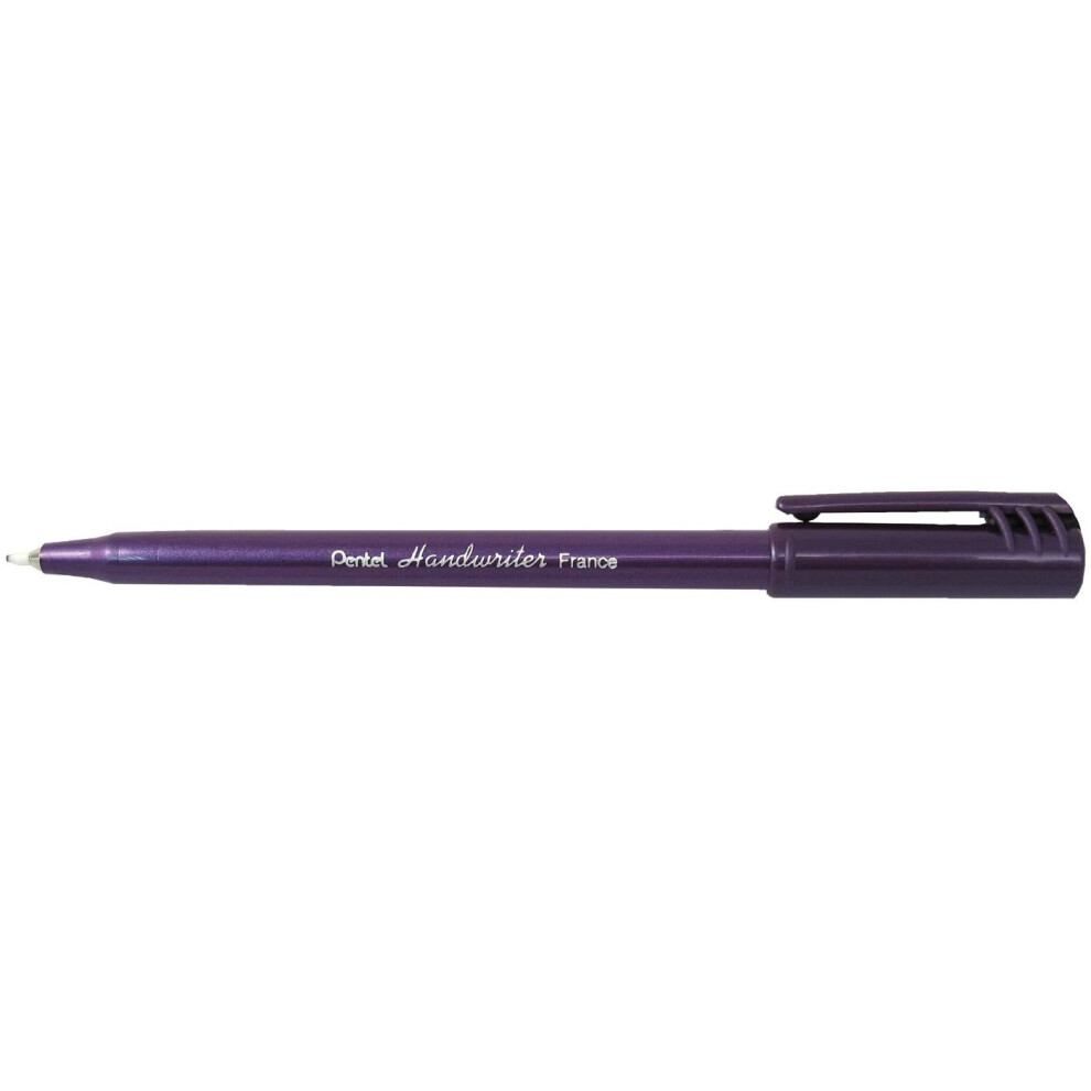 Pentel 0.5Mm Handwriter Fine Tip Plastic Tipped Pen - Blue (Pack Of 12)