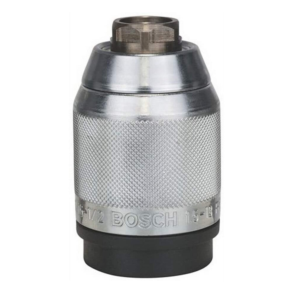 Bosch 2608572150 Matt Chrome-Plated Keyless Chuck, 1.5mm/13mm