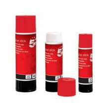 5 Star 108233 Office Glue Stick Solid Washable Non-toxic Large 40g [Pack 6]