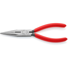 Alicate semicircular KNIPEX - PVC 160 mm - para trabajos de precisión - acero vanadio - rojo
