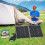 100W Portable Solar Panel Charger for Laptops Camping Power Station 10