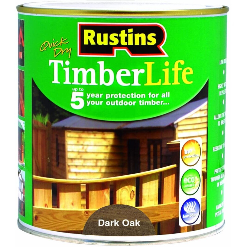 Rustins TLDO1000 1L Timberlife Oak - Dark