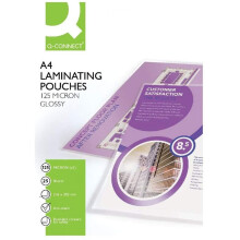 Q Connect A4 125 Micron Laminating Pouch (Pack of 25)
