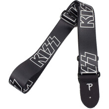 Perri's Leathers Ltd. - Guitar Strap - Polyester - KISS - Adjustable - For Acoustic/Bass/Electric Guitars - Made in Canada (LPCP-8050)