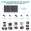 100W Portable Solar Panel Charger for Laptops Camping Power Station 5