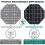 100W Portable Solar Panel Charger for Laptops Camping Power Station 9