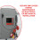 Master Lock Master Lock S427 M/Lock Lockout/TAGOUT Labeled SNAP-ON HASP 427, Red 3