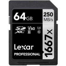 Lexar LSD64GCB1667 Professional 1667x 64GB SDXC UHS-II Card