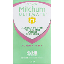 Mitchum Ultimate Women 48HR Protection Soft Solid Powder Fresh Antiperspirant & Deodorant 45 g
